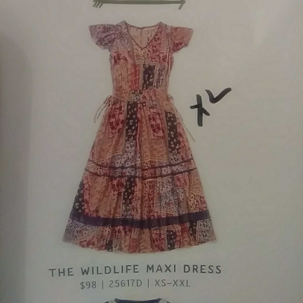 The wildlife maxi dress